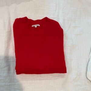 Reformation Men's Bright Red Crewneck Sweater